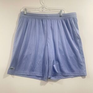 Lacoste Sport Mens Blue Regular Fit Athletic Tennis Shorts XL GH0875-51
